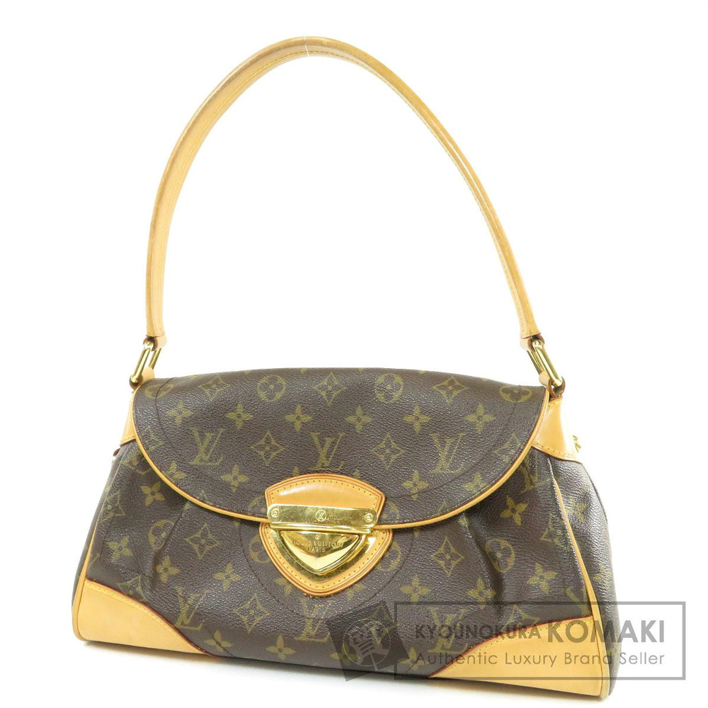Louis Vuitton Beverly Monogram Canvas Shoulder Bag Brown